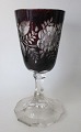 German Glass, 
20th century. 
Clear crystal 
with red 
overcoat. With 
grinding of 
roses and 
foliage. ...