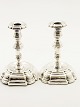 Hugo Grün a 
pair of 
candlesticks of 
silver baroque 
H H. 17 cm. (2) 
No. 326236