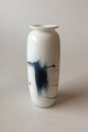 Holmegaard 
Atlantis vase. 
White with blue 
decoration. 
Designed by 
Michael Bang. 
Measures 19.3 
cm ...