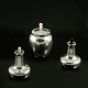 Hans Bunde / 
Cohr. Sterling 
Silver Mustard 
Pot and Salt & 
Pepper Shakers. 
Denmark - 1950s
With ...