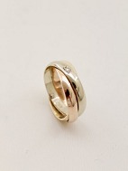 14 karat nice gold ring with diamond