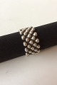 Georg Jensen Sterling Silver Onion Pattern Bracelet by Arno Malinowski No 110