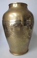 Japanese brass 
vase with 
decorations, 
approx. 1900. 
Decorations in 
the form of 
landscape with 
...