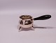 Small silver 
sauce boat with 
ebony handle by 
Christian 
Obbekjer, 
b1835-d1873.
H - 7,5 cm, W 
- ...