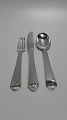 Hans Hansen silver cutlery for 6 people. Inheritance silver no. 4 18 parts