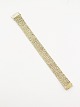 P Hertz 14 
karat gold 
bracelet L. 18 
cm. B. 1.6 cm. 
stamped 585 PH 
No. 328225