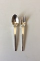 Hans Hansen Sterling Silver Child Flatware Set, Spoon and Fork.