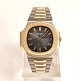 Patek Philippe Nautilus, full set, ref. 3800/002JA. Steel and 18ct Gold. 76 Diamonds. Bought 04.11.92. D: 37mm