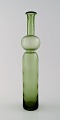 NEPTUNA vase in green art glass, Nanny still for Riihimäki Lasi, 1966.