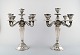 A pair of Spanish candelabra in silver, early 20th century.
Fine quality, beautiful classic design.