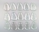 15 Finnish art 
glass plates.
1960s. Finnish 
design.
Measures: 17 
cm. x 11 cm.
In perfect ...