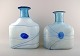 Two large art 
glass vases, 
designed by 
Bertil Vallien 
for Kosta Boda.
In perfect ...
