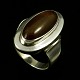 N.E. From - 
Denmark. 
Sterling Silver 
Ring with 
Amber. 1960s
Designed by 
N.E. From 
Silversmithy 
...