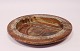 Brown stoneware 
dish with a 
light glaze by 
Azella Design.
H - 3 cm and 
Dia - 20 cm.