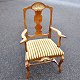 Baroque 
armchair, copy, 
approx. 1900 - 
1920. Oakwood. 
Denmark. With 
carved 
rocailler with 
gilt. ...