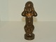 Svend Lindhardt boy figurine called "Do not hear" made in bronze.Height 13.2 cm.Perfect ...