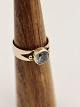 14 karat gold ring size 58 with aquamarine sold