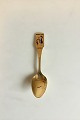 Meka Christmas 
Tea spoon 
gilded from 
1970 by Falle 
Ledall.
Measures 
11,5cm / 4 1/2 
inch