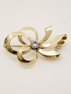 Herman Siersbl 14 karat gold brooch sold