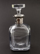 Square decanter with sterling silver mounting sold