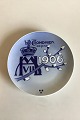 Porsgrund 
Commemorative 
Plate from 1906 
for the 
Coronation of 
Haakon VIII in 
Trondheim June 
22nd ...