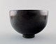 Unique Ceramics bowl by Birthe Sahl, Halvrimmen, Denmark.