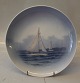 Royal 
Copenhagen 
2711-1125 RC 
Plate with 
sailship 25 cm 
In mint and 
nice condition