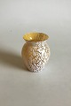 Glass Vase, 
Yellow with 
White 
Decoration. 
Approx. 1930. 
Austria/Italia. 
Measures 13.6 
cm / 5 ...