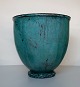 Monumental and rare Kähler, HAK, glazed stoneware vase.
Designed by Svend Hammershøi.