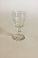 Holmegaard 
Christian VIII 
White Wine 
Glass. Measures 
approx. 12-12.5 
cm / 4.72-4.92 
in.
