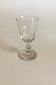 Holmegaard 
Christian VIII 
Sweet Wine 
Glass. Measures 
approx. 10-10.3 
cm / 3.93-4.05 
in.