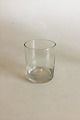 Holmegaard 
Cylider shaped 
Whiskey Glass, 
Catalog 1853. 
Measures 8 cm / 
3 5/32 in.