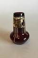 Bordeaux Red 
Vase with Gold 
Decoration. 
Measures 13.5 
cm / 5 5/16"