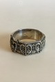 Topazio Silver 
Bracelet. 
Measures 5.9 cm 
/ 2 21/64 in. 
inner dia. 2.5 
cm / 1 in. 
width. Weighs 
...