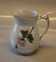 B&G Victor Hugo white porcelain - wild rose with gold rim 189 Creamer 10.5 cm 
2.25 dl
