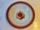 Beautiful red 
Tranquebar 
large deep 
plate in 
faience # 
13/947 22.5 cm 
in diameter 
from Royal ...