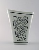 Gunnar Nylund "Fantasia" vase in modern design, faience.
