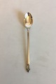 Georg Jensen 
Sterling Silver 
Acanthus Iced 
Tea Spoon No 
078. Measures 
18 cm / 7 3/32 
in.