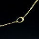 Georg Jensen. 
18k Gold Anklet 
Chain - 
Offspring
Designed by 
Jacqueline 
Rabun.
Stamped with 
...