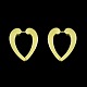 Danish 18k Gold 
Heart Earrings. 
1960s
Stamped with 
JB, 750.
2 x 1,7 cm. / 
0,79 x 0,67 ...