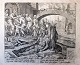 Heemskerck, 
Maarten van 
(1498 - 1574) 
Holland: 
Biblical scene. 
Engraving. 
Signed. 21.5 x 
26 ...