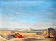 Glob, Johannes 
(1882 - 1955). 
Eskild in the 
desert.
Oil on canvas. 
Sign: J. Glob. 
44 x 59 ...