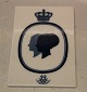 Royal Copenhagen Queen Margrethe II  Tile 13 x 9.5 cm