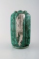 Wilhelm Kåge/Kaage, Gustavsberg, Argenta vase in ceramics, Art deco. Nude women.