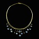 Just Andersen. 
18k Gold 
Necklace with 
Moonstones.
Designed and 
crafted by Ib 
Just Andersen 
...