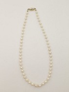 Pearl necklace  with culture pearls sold