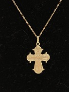 14ct gold necklace  and Dagmar cross sold