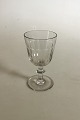 Holmegaard 
Christian VIII 
Wine Glass. 
Measures 14.3 
cm / 5.62 in.