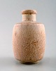 Eva Stæhr-Nielsen for Saxbo stoneware vase in modern design, eggshell glaze.