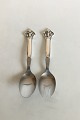 Cohr Salad Set 
in Silver and 
Stainless 
Steel. Measures 
19 cm / 7 31/64 
in.